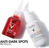 Vichy Capital Soleil Daily SPF50+ - Защитный тонизирующий флюид для лица SPF 50+, 40 мл, оттенок Light — фото 8