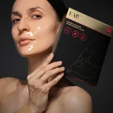 FOREO FAQ Glass Skin Collagen Face Mask - Маска гидрогелевая для лица, разглаживающая кожу и уменьшающая видимость морщин, 5 шт — фото 2
