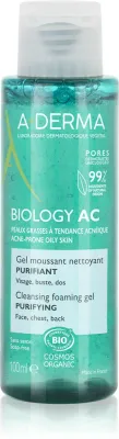 A-Derma Biology AC - Пенящийся гель для очищения жирной и комбинированной кожи, 100 мл