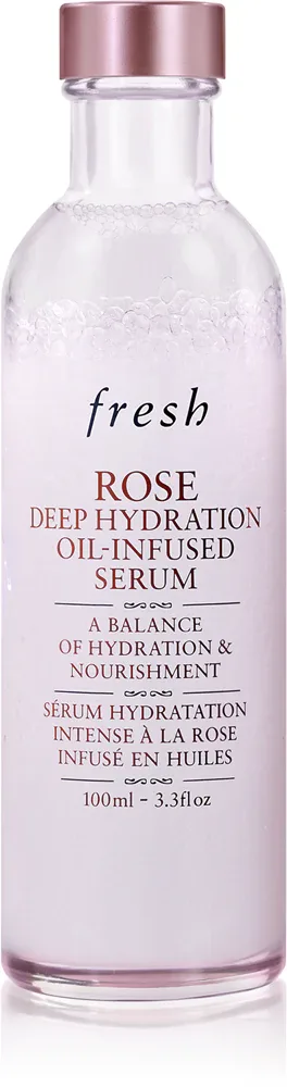 fresh Rose Deep Hydration Oil-Infused Serum - Сыворотка увлажняющая с розовым маслом, 100 мл