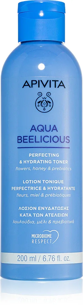 Apivita Aqua Beelicious Hydrating Toner - Увлажняющая тонизирующая вода для лица, 200 мл