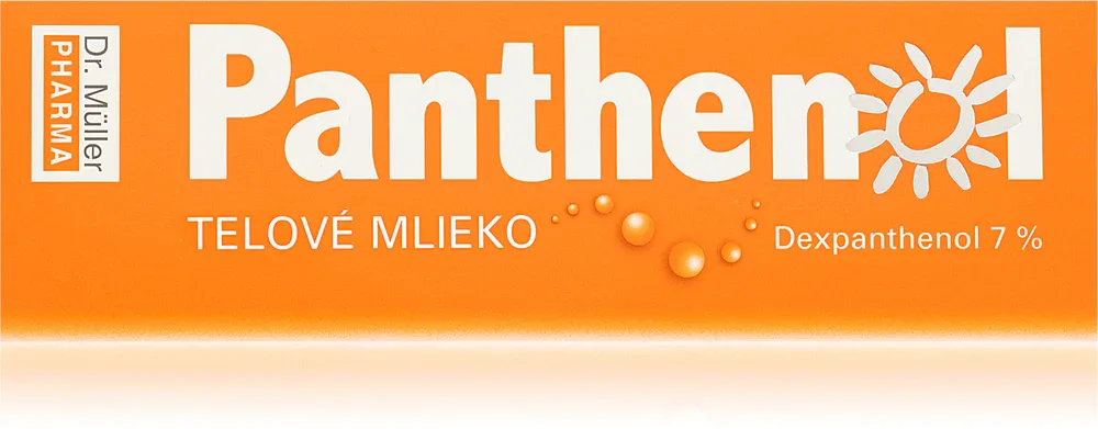 Dr. Müller Panthenol balsam do ciała 7% - Бальзам для тела Dr. Muller Panthenol 7% увлажняющий, после загара, 200 мл, 200 мл