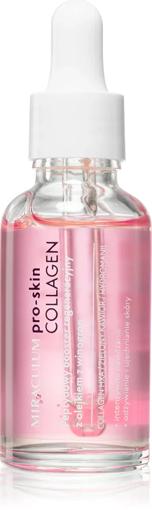 Miraculum Collagen Pro-Skin - Регенерирующий бустер для лица с пептидами, 30 мл