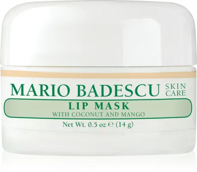Маска для губ Mario Badescu Lip Mask with Coconut and Mango увлажняющая, для ночного применения, 14 г