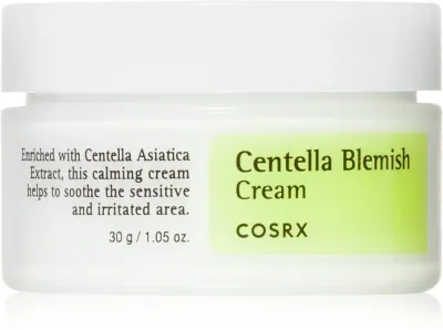 Cosrx Centella Blemish Cream - Питательный крем, смягчающий кожу и уменьшающий покраснения, 30 мл
