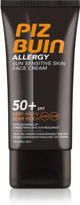 Piz Buin Allergy - Крем для загара лица SPF 50+, 50 мл