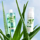 Eveline Cosmetics Organic Aloe+Collagen - очищающая мицеллярная вода, 500 мл — фото 2