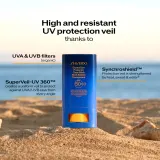 Солнцезащитный стик для лица Shiseido Expert Sun Protector Clear Stick SPF 50+ с маслом арганы, 20 г SPF 50 — фото 5