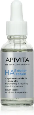 Apivita Bee Tech Concentrates HA5 Honey Repair Serum - Сыворотка для лица с гиалуроновой кислотой, 30 мл