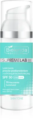 Bielenda Professional Supremelab Skin Tone - Крем для лица против пигментации SPF 50, 50 мл