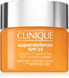 Clinique Superdefense SPF 25 Fatigue + 1st Signs Of Age Multi-Correcting Cream - Крем против первых признаков старения для жирной и комбинированной кожи — фото 1