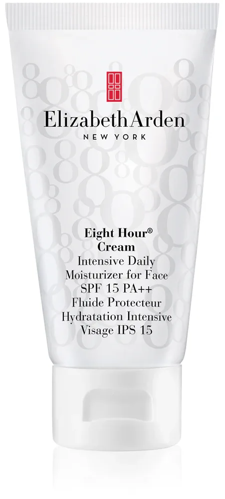 Elizabeth Arden Eight Hour Intensive Daily Moisturizer For Face - Увлажняющий дневной крем для всех типов кожи SPF 15, 50 мл