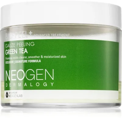 Neogen Dermalogy Bio-Peel+ Gauze Peeling Green Tea - Крем для лица с отшелушивающими пластинами для осветления и увлажнения, 30 шт, 30 шт