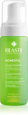 Rilastil Acnestil - Пенка для очищения кожи, регулирующая выделение себума для жирной кожи с предрасположенностью к акне, 165 мл