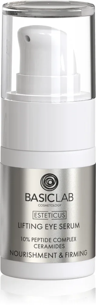 BasicLab Cosmetology Esteticus - Сыворотка для лифтинга вокруг глаз с пептидами, 15 мл