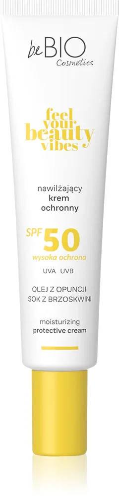 beBIO Feel Your Beauty Vibes - Увлажняющий защитный крем SPF 50, 40 мл