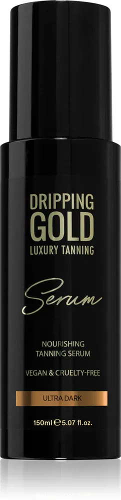 Dripping Gold Luxury Tanning Serum - Автозагар для тела и лица, 150 мл, оттенок Ultra Dark