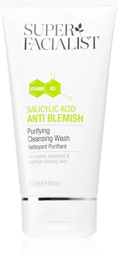 Super Facialist Salicylic Acid Anti Blemish - Очищающий гель для демакияжа для проблемной и жирной кожи, 150 мл