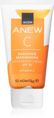 Avon Anew C Radiance Maximising - Легкий дневной крем SPF 50, 50 мл