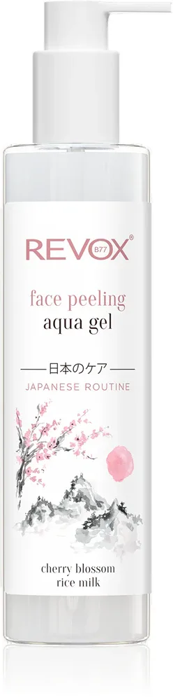 Гель-пилинг для лица Revox B77 Japanese Routine Face Peeling Aqua Gel с гиалуроновой кислотой, 250 мл