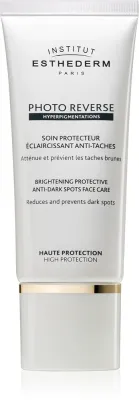 Institut Esthederm Photo Reverse Brightening Protective Anti-Dark Spots Face Care - Осветляющий уход с защитой от пигментных пятен с высокой защитой от УФ-лучей SPF 50+, 50 мл