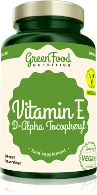 GreenFood Nutrition Vitamin E D-Alpha Tocopheryl - Капсулы с витамином Е