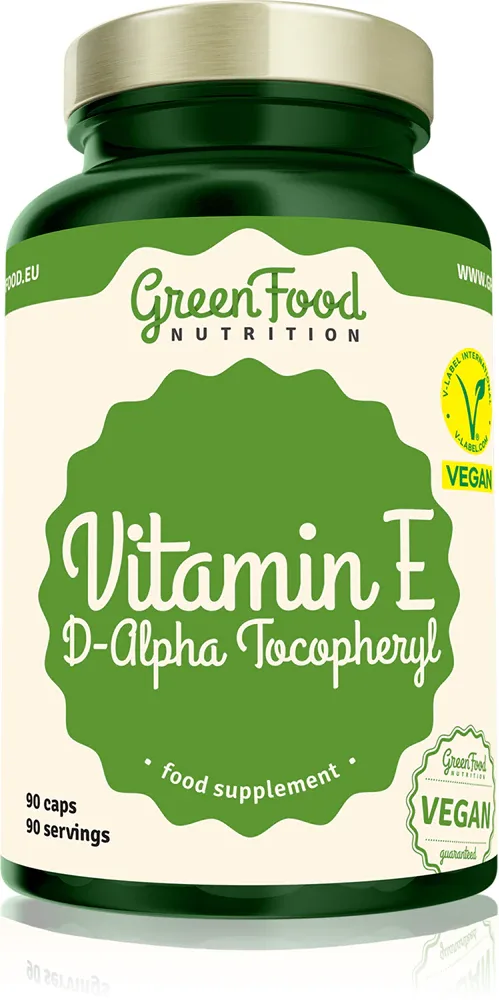 GreenFood Nutrition Vitamin E D-Alpha Tocopheryl - Капсулы с витамином Е