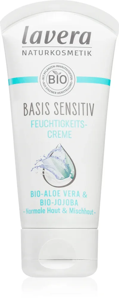 Lavera Basis Sensitiv - Увлажняющий крем для лица для нормальной и комбинированной кожи, 50 мл