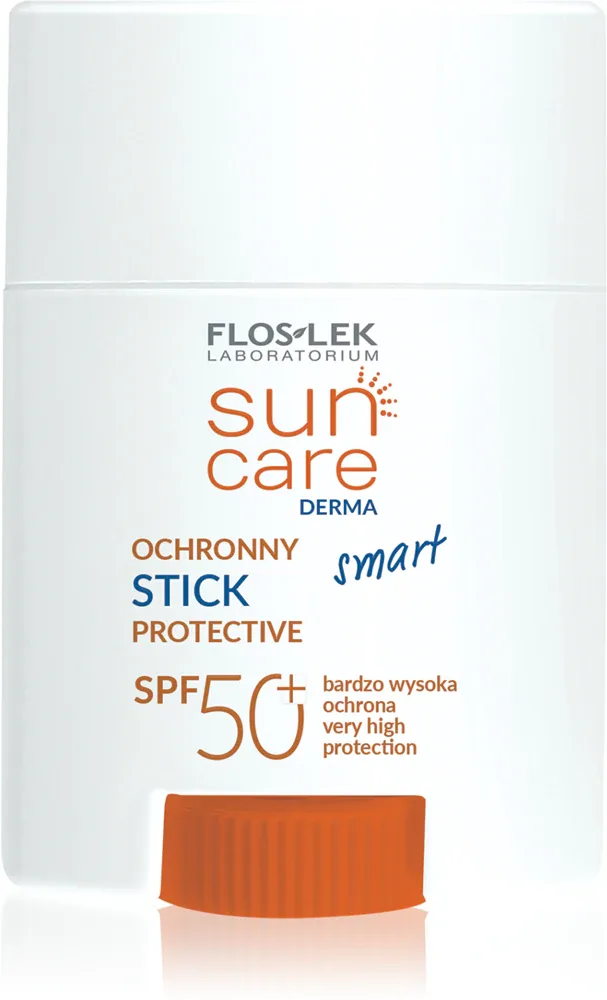 FlosLek Laboratorium Sun Care Derma - Солнцезащитный крем в стике для лица и чувствительных участков SPF 50+, 16 г