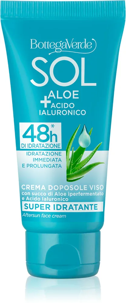 Bottega Verde Sol Aloe - Крем интенсивного увлажнения после загара, 50 мл