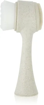 So Eco Facial Cleansing Brush - Двусторонняя щетка для лица с компостируемой ручкой, 1 шт