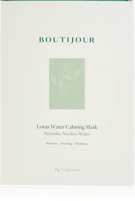 BOUTIJOUR Lotus Water Calming Mask - Маска для лица смягчающая и питательная, 5 г