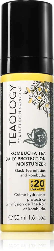 Teaology Kombucha Tea Daily Protection Moisturizer - Увлажняющий защитный крем SPF 20, 50 мл