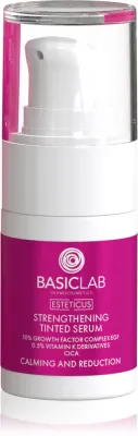 BasicLab Dermocosmetics Esteticus - Сыворотка для выравнивания тона кожи и борьбы с покраснениями, 10% Growth Factor Complex EGF 15 мл