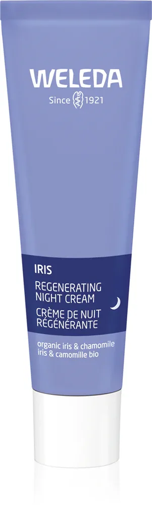 Weleda Iris - Увлажняющий ночной крем для нормальной и сухой кожи, 30 мл