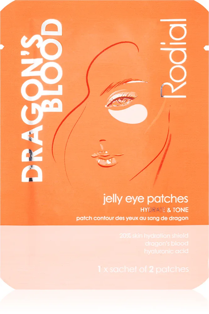 Rodial Dragon's Blood Jelly Eye Patches - Гидрогелевая маска для глаз для увлажнения и упругости кожи, 1 шт