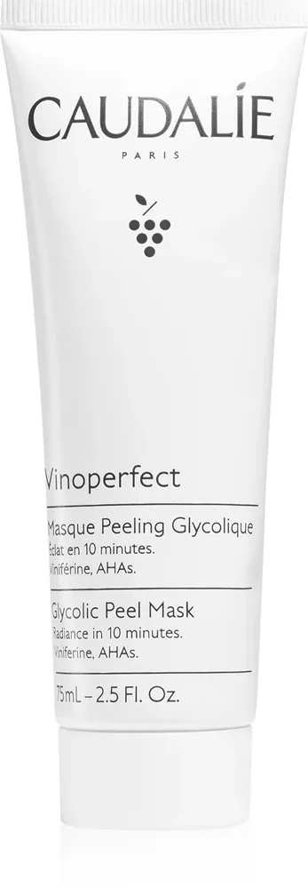 Caudalie Vinoperfect - Маска для лица с эффектом отшелушивания и осветляющим эффектом, 75 мл