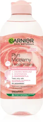 Garnier Skin Naturals Płyn Micelarny 3w1 - Мицеллярная вода с розовой водой, 400 мл