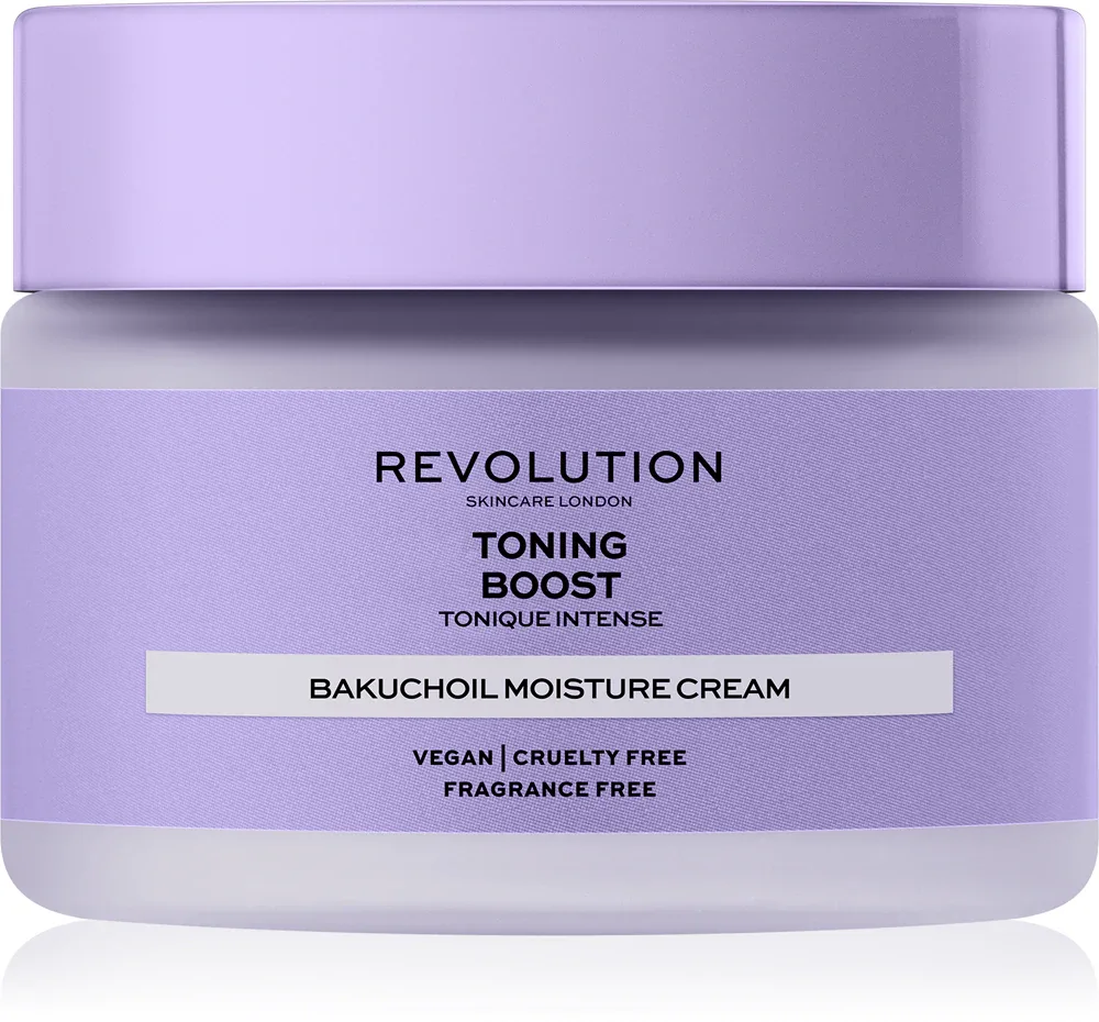 Revolution Skincare Boost Toning Bakuchiol - Крем увлажняюще-успокаивающий, 50 мл