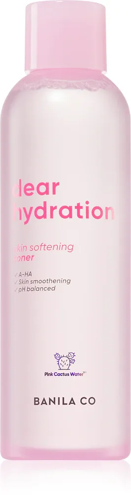 Banila Co. dear hydration skin softening toner - Тоник для лица, разглаживающий для осветления и увлажнения, 200 мл