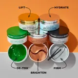 Peter Thomas Roth Cucumber De-Tox Hydra-Gel Eye Patches - Увлажняющая гелевая маска для глаз, 60 шт — фото 7