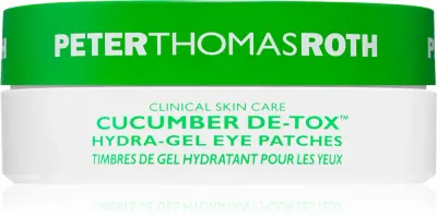 Peter Thomas Roth Cucumber De-Tox Hydra-Gel Eye Patches - Увлажняющая гелевая маска для глаз, 60 шт, 30 шт