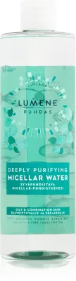 Lumene Deeply Purifying [PUHDAS] - Глубоко очищающая мицеллярная вода, 400 мл
