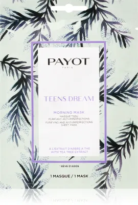 Payot Morning Mask Teens Dream - Маска с пленкой для лица, очищающая и освежающая, для жирной и комбинированной кожи, 19 мл