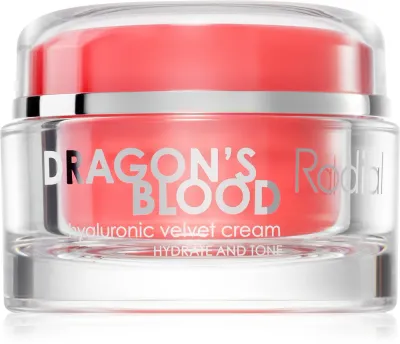 Rodial Dragon's Blood Velvet Cream - Крем для лица с гиалуроновой кислотой для сухой кожи, 50 мл