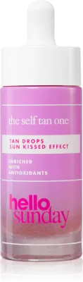 hello sunday the self tan one - Сыворотка для лица с эффектом загара, 30 мл