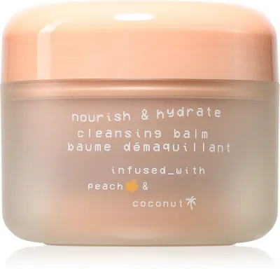 Glow Hub Nourish & Hydrate - Питательный очищающий бальзам с экстрактом персика, 100 г