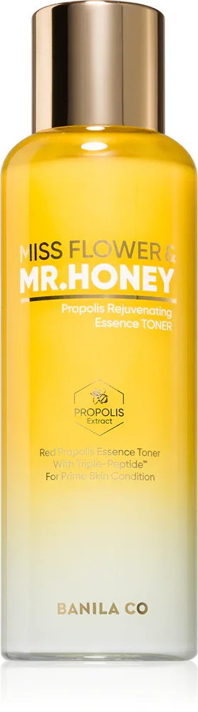 Banila Co. Miss Flower & Mr. Honey Propolis Rejuvenating - Увлажняющий успокаивающий тоник для сухой и чувствительной кожи, 190 мл