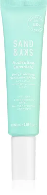 Sand & Sky Australian Sunshield Daily Hydrating Sunscreen SPF50+ - Легкий защитный крем для лица SPF 50+, 60 мл