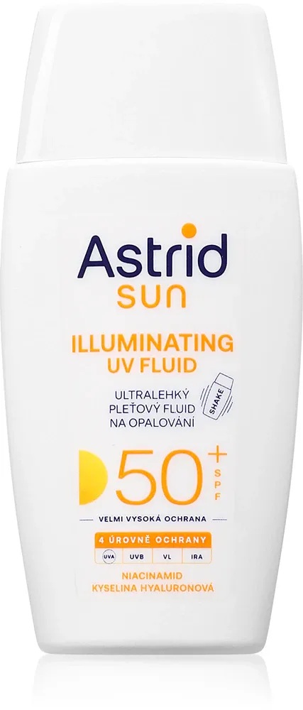 Astrid Sun - Солнцезащитный флюид для лица SPF 50+, 50 мл